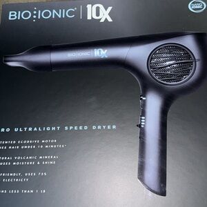 Bio Ionic 10X Ultralight Speed Dryer - Black